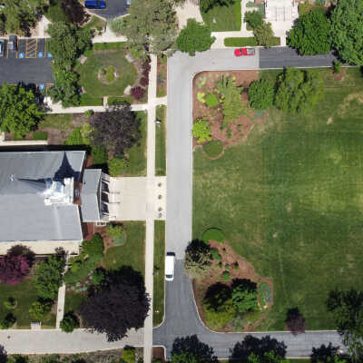 Aerial View of Elmhurst University