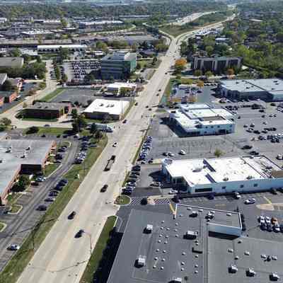 Aerial View, Lake Street