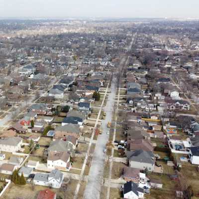 Aerial View, S. Poplar Avenue