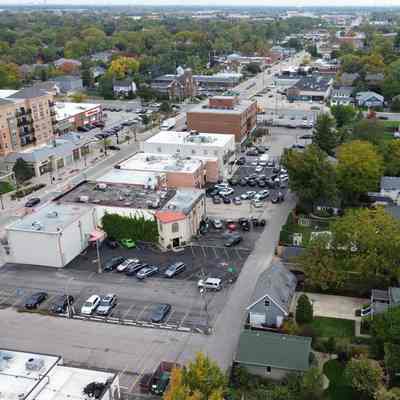 Aerial View, N. York Street