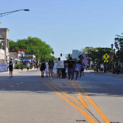Police Brutality Protest at North Avenue and N. York
