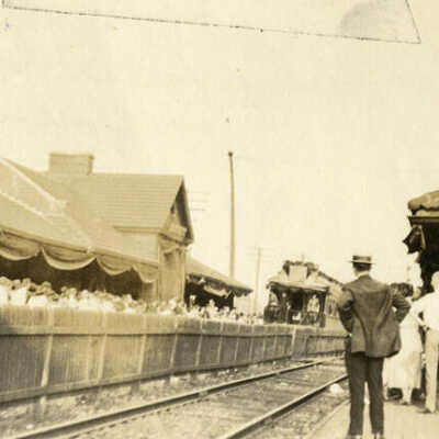 President Warren G. Harding Funeral Train Spectators