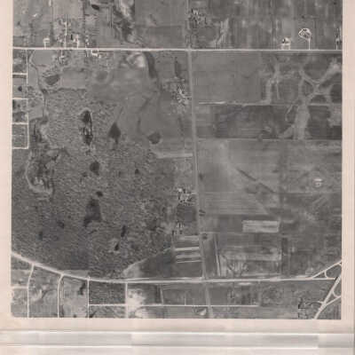 Photograph, aerial view of Elmhurst Area