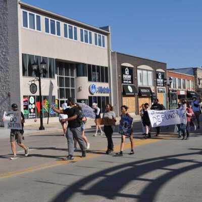 Police Brutality Protest at North Avenue and N. York