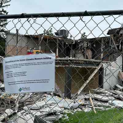 Wilder Park, Lizzadro Museum building demolition