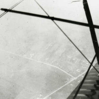 Elmhurst Airport, aerial view from plane