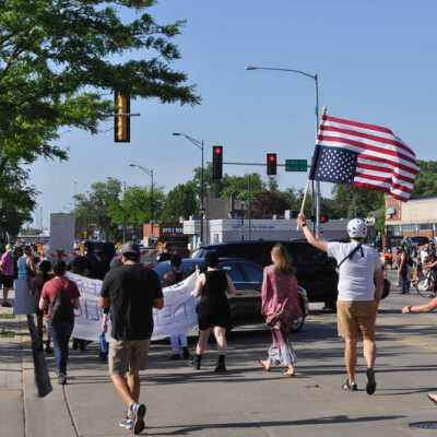 Police Brutality Protest at North Avenue and N. York
