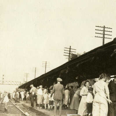 President Warren G. Harding Funeral Train Spectators