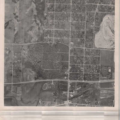 Photograph, aerial view of Elmhurst Area