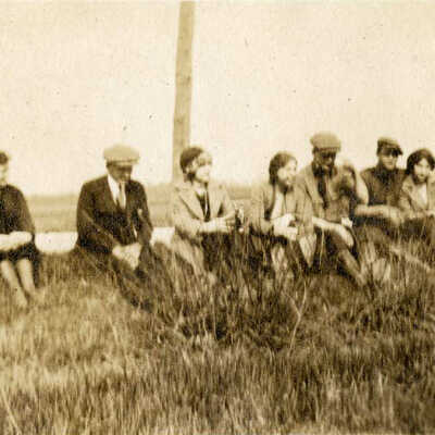 Group of Youths Alongside North Avenue