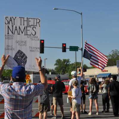 Police Brutality Protest at North Avenue and N. York
