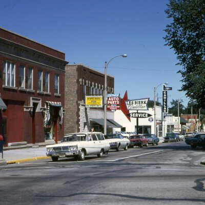 E. First Street, looking east