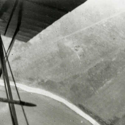 Elmhurst Airport, Aerial view from plane