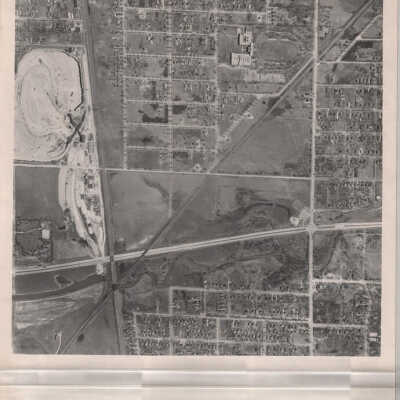 Photograph, aerial view of Elmhurst Area