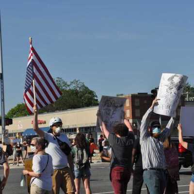 Police Brutality Protest at North Avenue and N. York Street