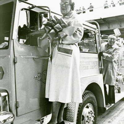 Elmhurst underpass opening, Jean Baker
