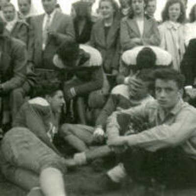 Immaculate Conception H.S. football game, 1948