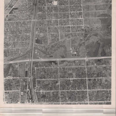 Photograph, aerial view of Elmhurst Area