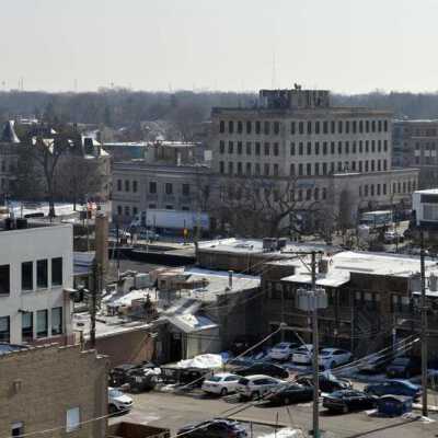 105 S. York from Addison Parking Deck
