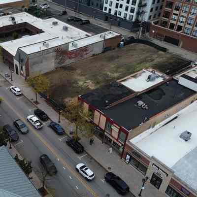 Aerial View, Lot at 196-202 N. York Street
