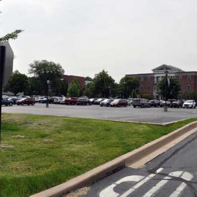 Elmhurst College Parking Lot on Alexander Boulevard