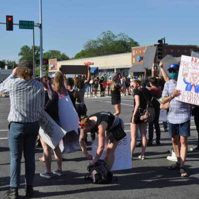 Police Brutality Protest at North Avenue and N. York