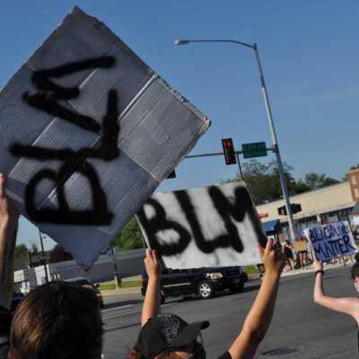 Police Brutality Protest at North Avenue and N. York