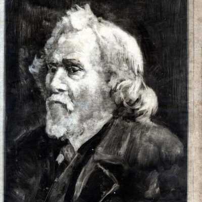Art: Monoprint, Sturges, bearded man