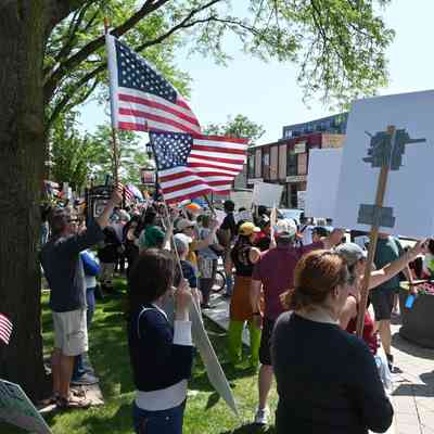 "No Kings" Protest March