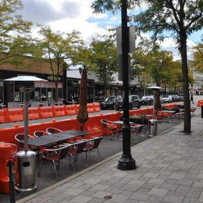 Outdoor Seating at Victory Meat and Seafood