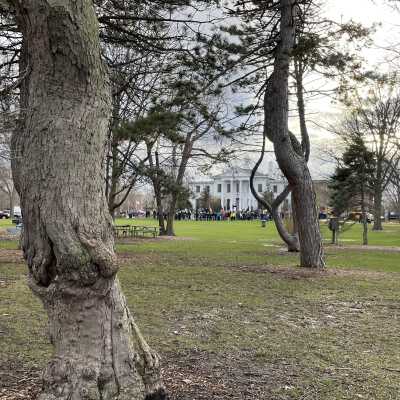Elmhurst Stands for Ukraine Event at Wilder Park