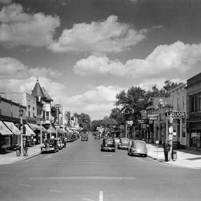 York Street Looking North From First Street