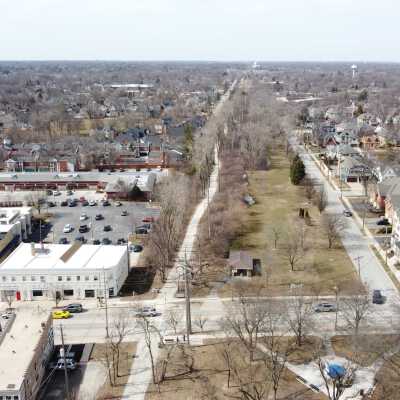 Aerial View, Illinois Prairie Path