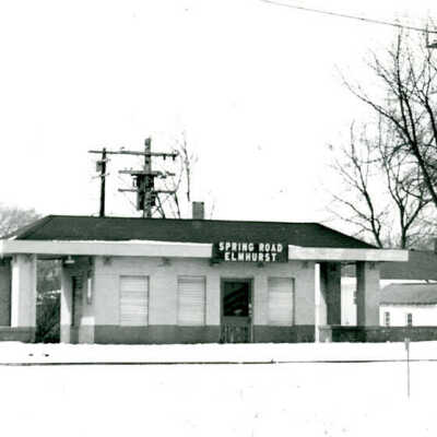 Chicago Aurora & Elgin Station on Spring Road