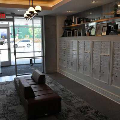 Mail Lobby at the Marke Apartments