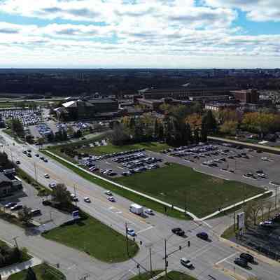 Aerial View of York Street and Lexington Street
