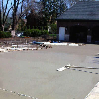 House at 311 S. Kenilworth, driveway installation