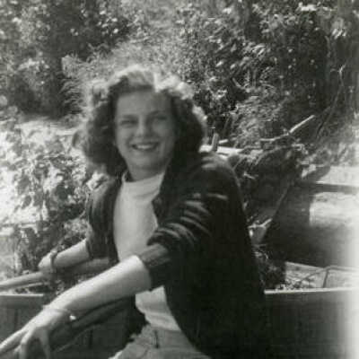 Barbara Mount in boat