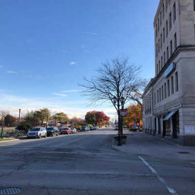 E. Park Avenue, looking east