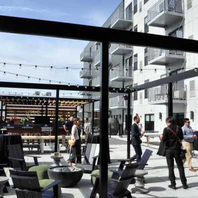 Rooftop Deck at the Marke Apartments