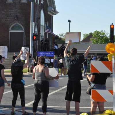 Police Brutality Protest at North Avenue and N. York Street