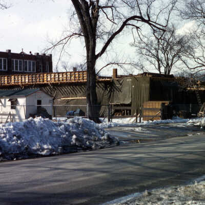 Immaculate Conception Parish Center, under construction