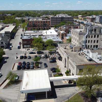 Aerial View of S. York and Adelaide