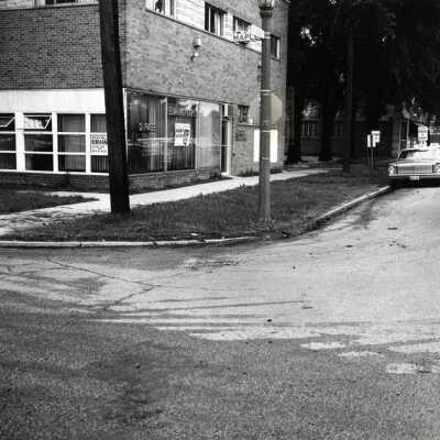 Elmhurst Cab Company, northeast corner First Street and Maple Avenue