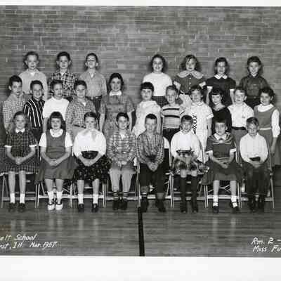 Roosevelt School Class, 1957
