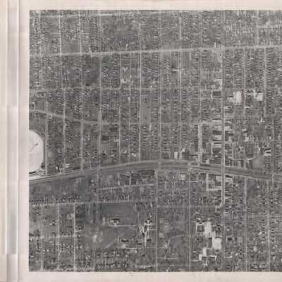 Photograph, Aerial View of Elmhurst Area
