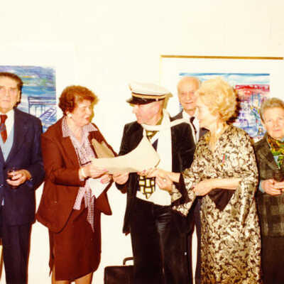 Eleanor King Hookham Receiving Diploma