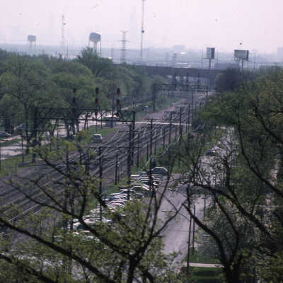 View east from Illinois Regional Bank