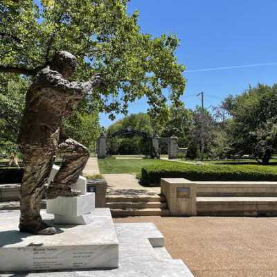 Reinhold Niebuhr Statue at Elmhurst University