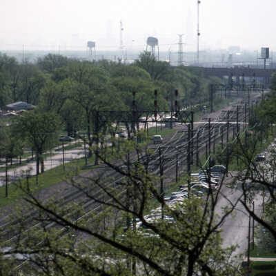 View east from Illinois Regional Bank